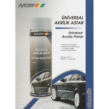 MOTİP Üniversal Akrilik GRİ ASTAR Sprey 500 ML