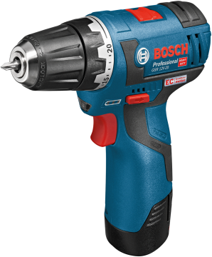 Bosch GSR 12 V-20 EC 2,5 Ah Çift Akülü Delme/Vidalama - Kömürsüz Motor