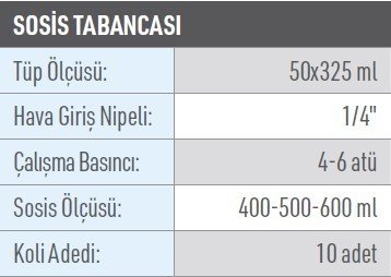 OSAKA OPT 2032-13 Havalı Sosis Tabancası