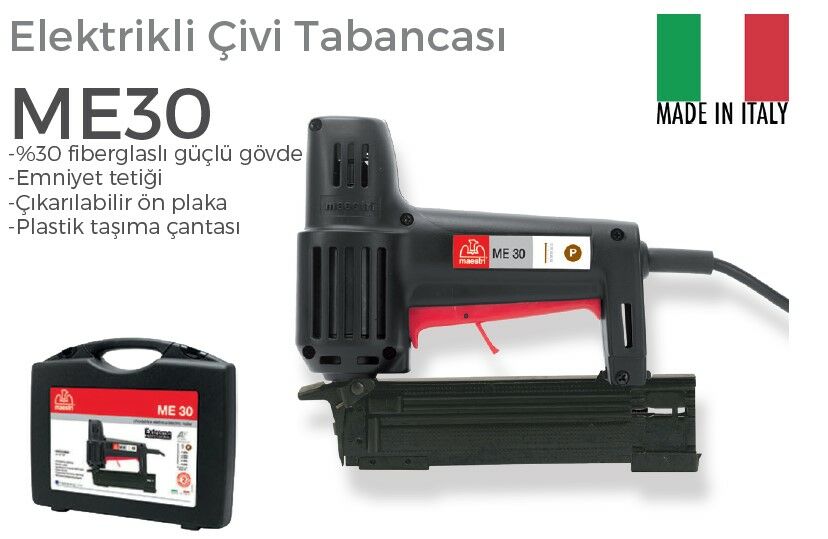 MAESTRİ ME30 Elektrikli Brad Çivi Tabancası 15-30mm