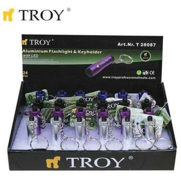 TROY 28087 Mini 3 Ledli EL Feneri ve Anahtarlık