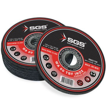 SGS 2152 İnox Kesici Paslanmaz Çelik 230mm (50 Adet)