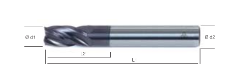 MTE Komple Sert Metal Parmak Freze ( KSM - DIN 6528 )