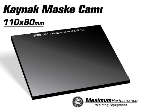 SGS 306 Kaynak Maske Camı 50 paket 110x80mm