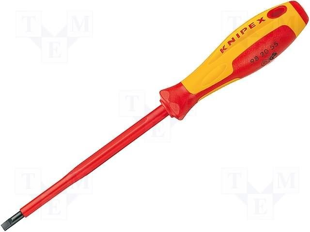 Knipex 982035202 Düz Uçlu Tornavida 202mm