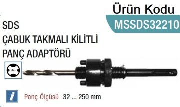 MASTER Bi Metal Panç - Alçıpan Ahşap MDF Plastik Delici