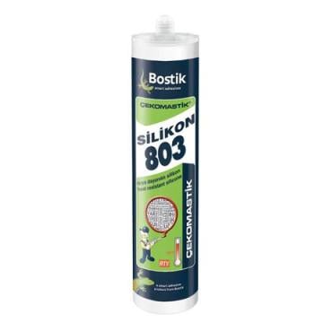 BOSTİK Çekomastik 803 Yüksek Isı Silikonu Kırmızı 310 ml - 25 Adet