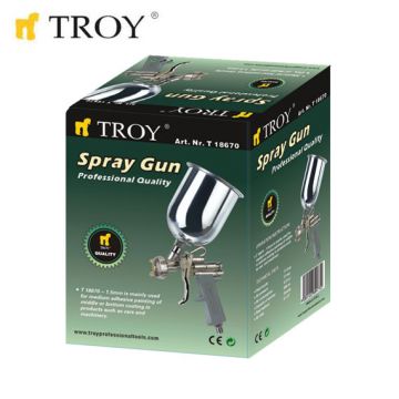 TROY T 18673Üstten Depo Boya Tabancası 2.5 mm