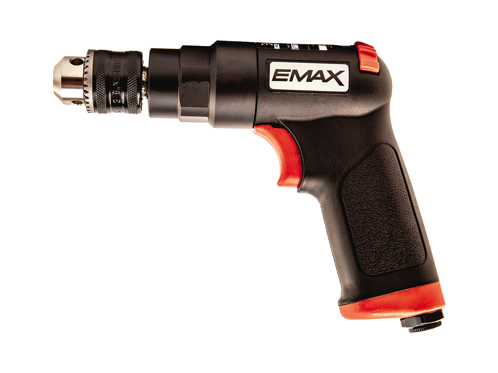 EMAX ET-1238P Havalı Kompozit Kabzalı Matkap Tabancası Makinesi 10mm