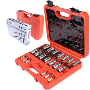 RiCO 1/2-1/4 Delikli Torx Lokma Seti Takımı 20 Parça (007-RC3029)