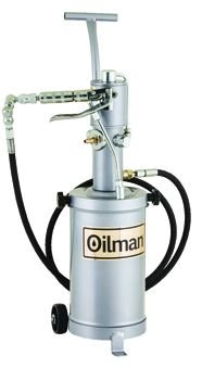 OİLMAN A-2/5T Model Havalı Gres Pompası (Tabancalı,Tekerlekli) 5Litre