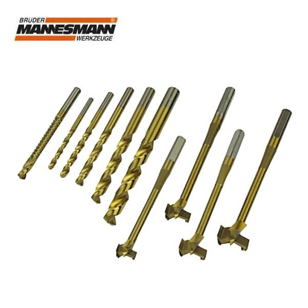 MANNESMANN MAN 54310 Matkap Freze Uç Seti, 10 Parça