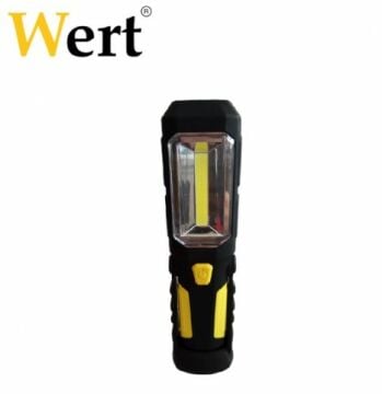 WERT 2612 Pilli Çalışma Lambası 3W COB LED + 1 LED