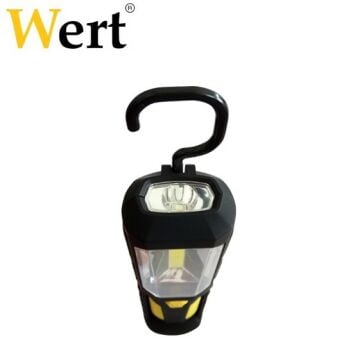 WERT 2612 Pilli Çalışma Lambası 3W COB LED + 1 LED