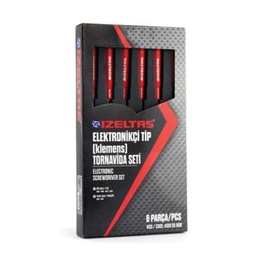 İzeltaş Elektronikçi Tip Klemens Tornavida Seti (6 Parça) (4500 00 8106)