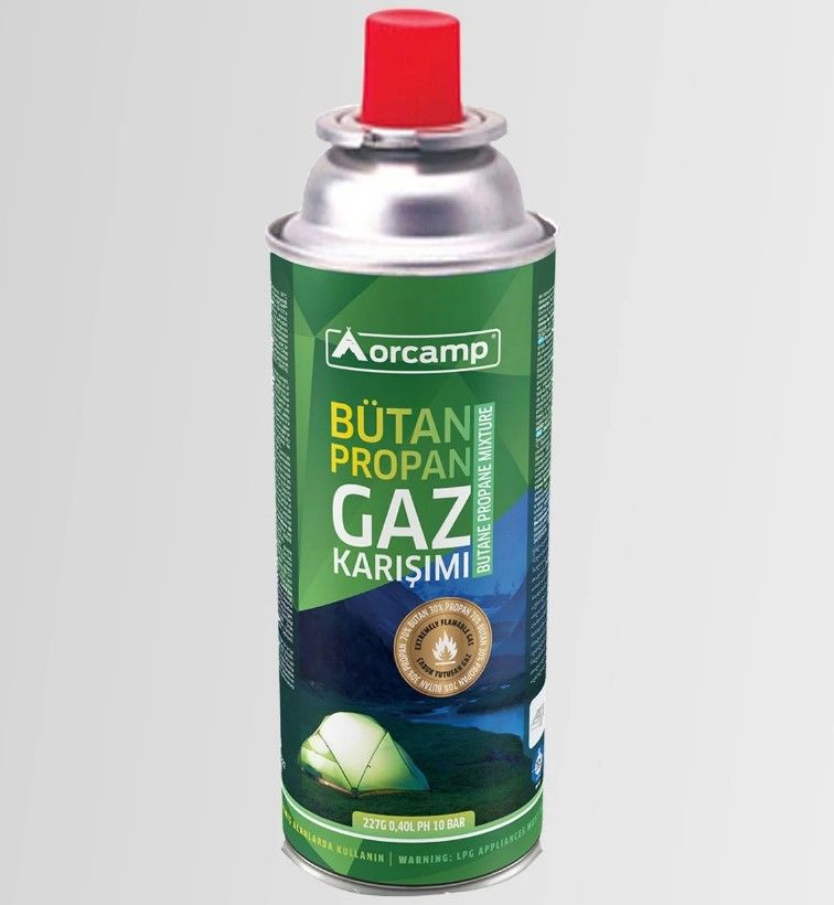 Orcamp 227 Gram Valfli Gaz Ocak Kartuşu (KTS 227)