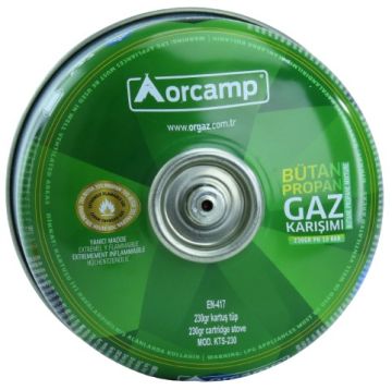 Orcamp Kamp Gaz Kartuşu Siboplu 230 Gram (KTS 230)