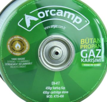 Orcamp 450 Gram Vidalı Gaz Kartuşu (KTS 450)