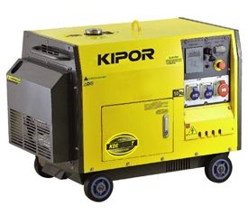 Kıpor KDE12000TA Dizel  Jeneratör Akülü (230 Volt - 9.5 kvA)