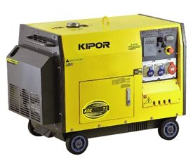 Kıpor KDE12000TA3 Dizel  Jeneratör Akülü (230/400 Volt - 11 kvA)