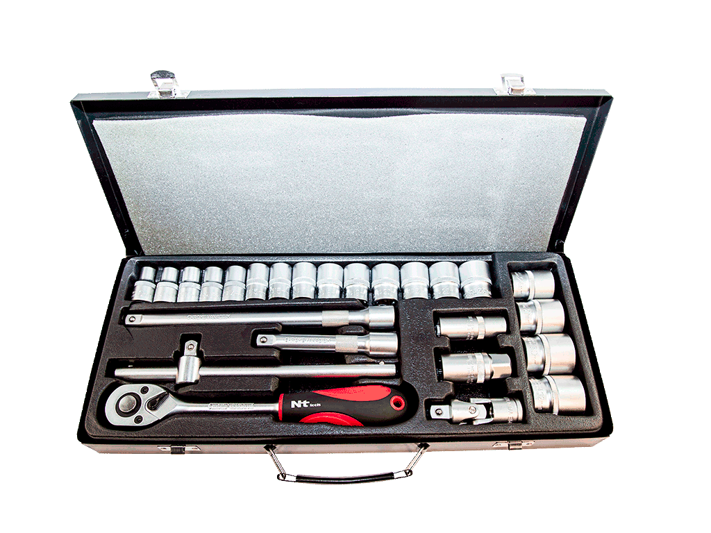 NT TOOLS NCSET1212 - 1/2 Altı Köşe Crv Lokma Takımı 26 Parça