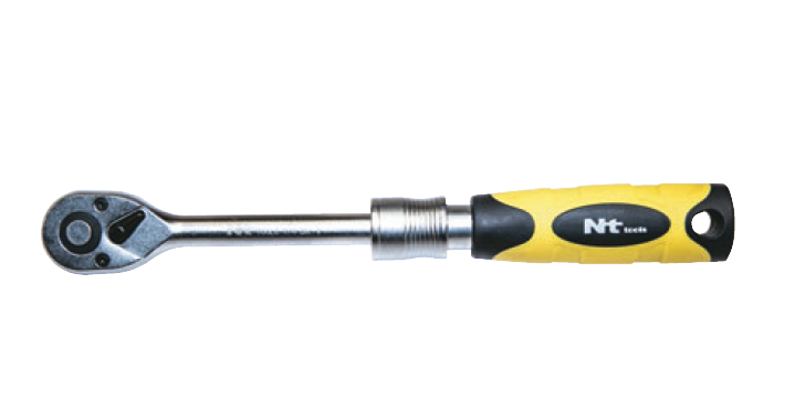 NT TOOLS NC12C14 - 1/4 Uzatmalı Cırcır Kolu 72 Diş - 165...200mm