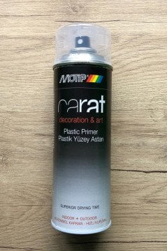 MOTİP CARAT Renksiz Şeffaf Plastik Yüzey Astarı Sprey 400 ML