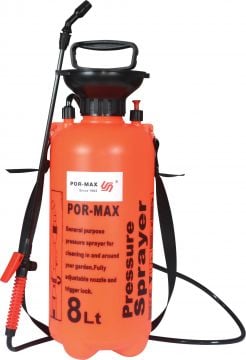 POR-MAX Sırt Tipi Manuel İlaçlama Pompası 8 Litre