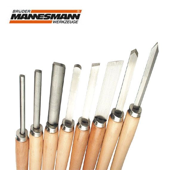 MANNESMANN MAN 691-8 Ahşap Torna Bıçak Seti (8 Parça)