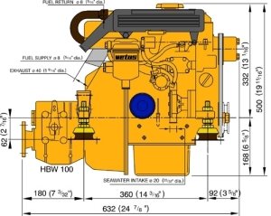 Vetus Dizel M2.13 Deniz Motoru