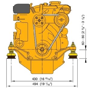 Vetus Dizel M2.13 Deniz Motoru