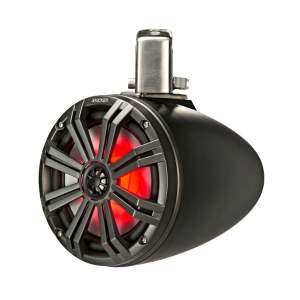 6.5'' (165 mm) Tower Coaxial Speaker System - Charcoal LED Grills