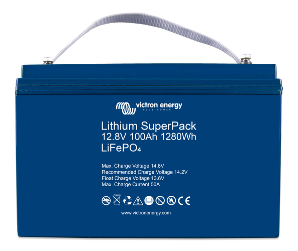 Lithium SuperPack 12,8V/100Ah High current (M8)