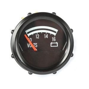 5750278 JEEP CJ VOLTMETRE SAATİ - ŞARJ SAATİ SİYAH ÇERÇEVE