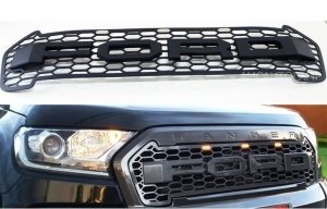 2015+ FORD RANGER ÖN PANJUR LED IŞIKLI VE FORD LOGOLU SİYAH