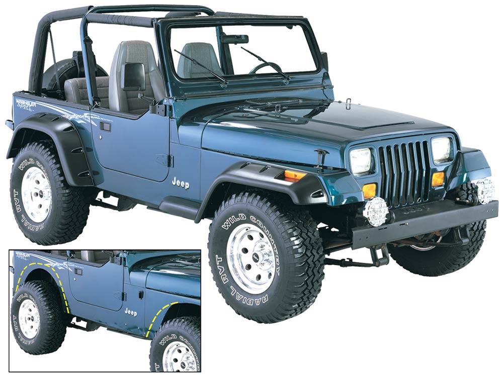 1987-1995 WRANGLER YJ VİDALI TİP GENİŞ DODİK SETİ