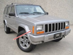 1997-2001 JEEP CHEROKEE XJ ÖN SAĞ YAN SİNYAL LAMBASI SARI