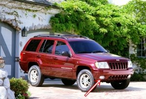 1999-2001 JEEP GRAND CHEROKEE WJ ÖN SAĞ SİS LAMBASI