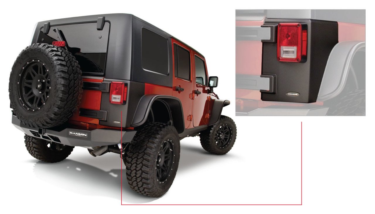 2007-2016 JEEP WRANGLER RUBICON ARKA KÖŞE KORUMA