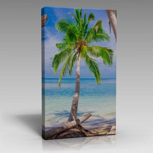 Palmiye Ağacı ve Deniz Tablo
