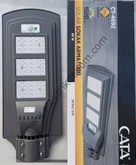 CATA 90 W LED SOLAR SOKAK ARMATÜR - 1500LM / 6400K