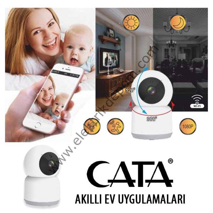 CATA AKILLI İÇ MEKAN KAMERA / CT-4050 / FULL HD 1080P