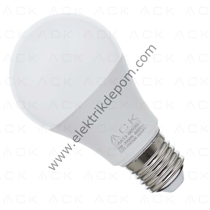ACK 12 W LED AMPUL - 3000K - 1075 LM - (AA13-01220)