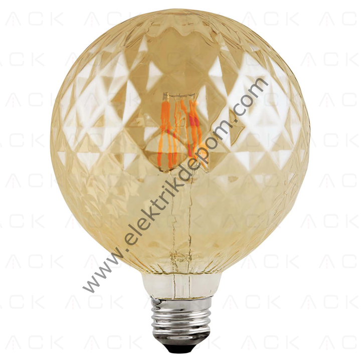 ACK 4W LED RUSTİK AMPUL - G125  - E27 - 2200K