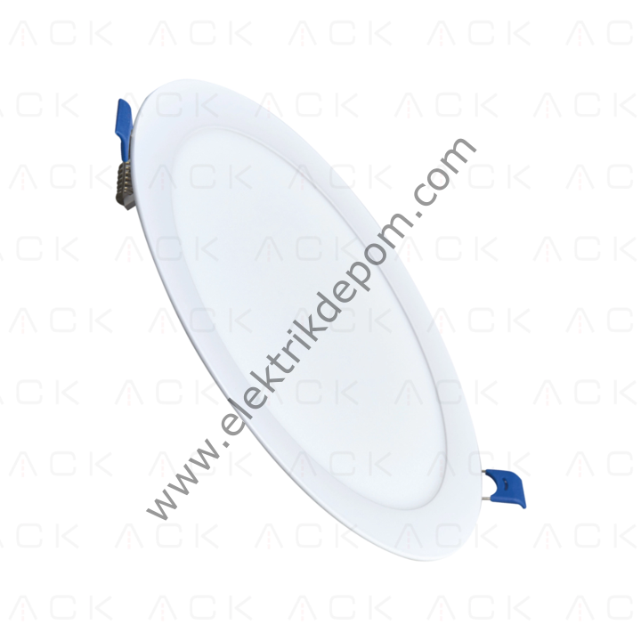 ACK 15 W PANEL LED - 6500K - YUVARLAK - SIVA ALTI