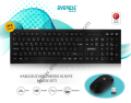 EVEREST KM-6121 SİYAH KABLOSUZ SLIM Q KLAVYE + MOUSE SET