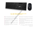 EVEREST KM-6121 SİYAH KABLOSUZ SLIM Q KLAVYE + MOUSE SET