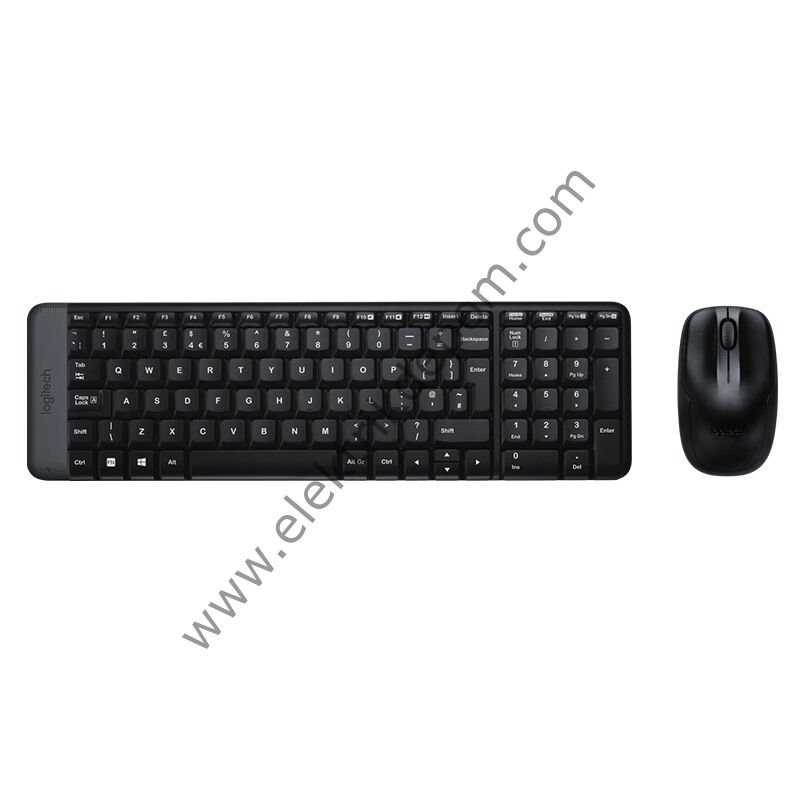 LOGITECH MK220 Q TR SIYAH KABLOSUZ KLAVYE+MOUSE SET