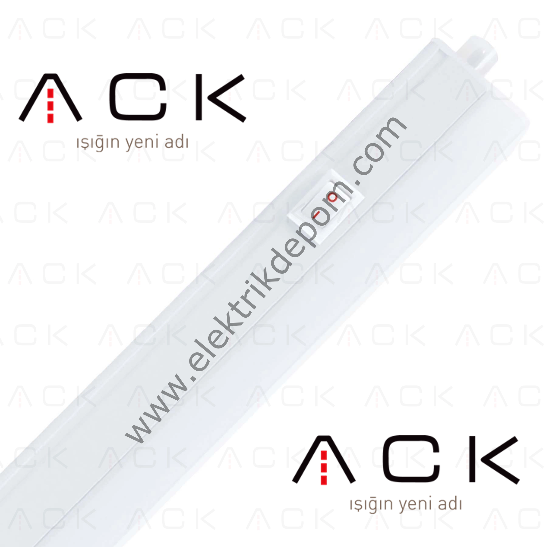 ACK 4W T5 313 mm Merkür LED Bant Armatür 3000K