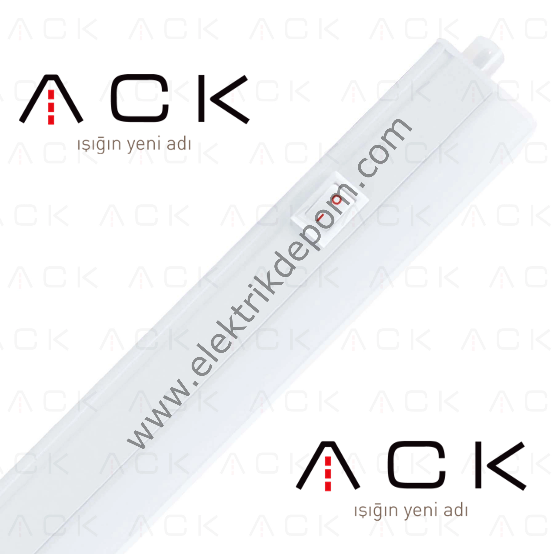 ACK 4W T5 313 mm Merkür LED Bant Armatür 6500K